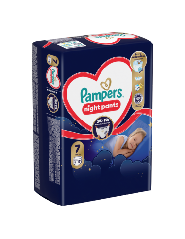 Pampers Night Pants püksmähkmed suurus 7 pakis...