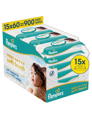 Pampers Aqua Soft Touch niisked beebisalvrätid...