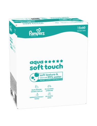Pampers Aqua Soft Touch niisked beebisalvrätid...