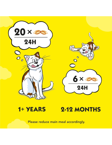 Dreamies maiused kassile kanaga, juustuga ja...