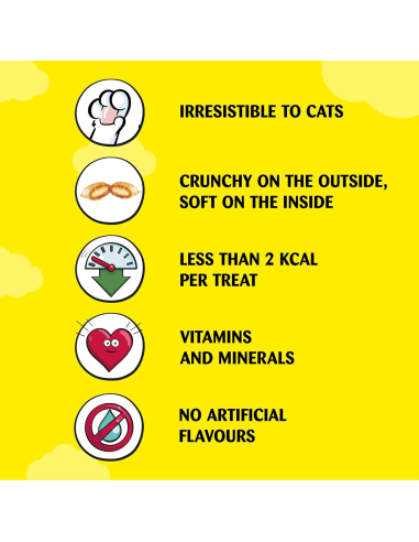 Dreamies maiused kassile kanaga, juustuga ja...