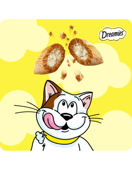 Dreamies maiused kassile kanaga, juustuga ja lõhega 12 X 60 g