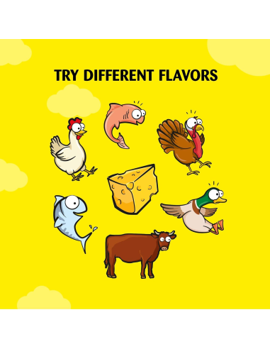 Dreamies maiused kassile kanaga, juustuga ja...