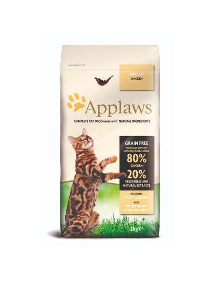 KAST 3 tk! APPLAWS kassi kuivtoit kana (teraviljavaba) 2kg