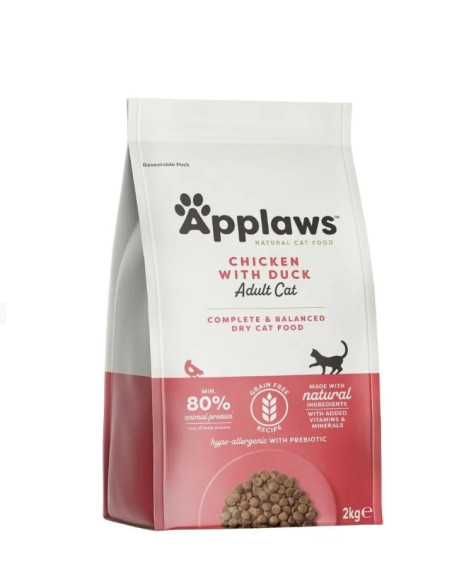 KAST 3 tk! APPLAWS kassi kuivtoit kana-part (teraviljavaba) 2kg