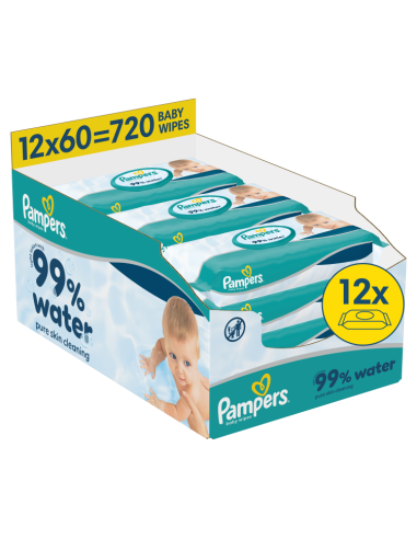 Pampers Aqua niisked beebisalvrätid 12 pakki...