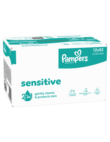 Pampers Sensitive niisked beebisalvrätid 12...