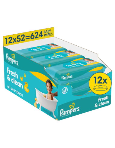 Pampers Fresh Clean Plastic Free niisked...