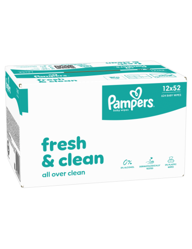 Pampers Fresh Clean Plastic Free niisked...