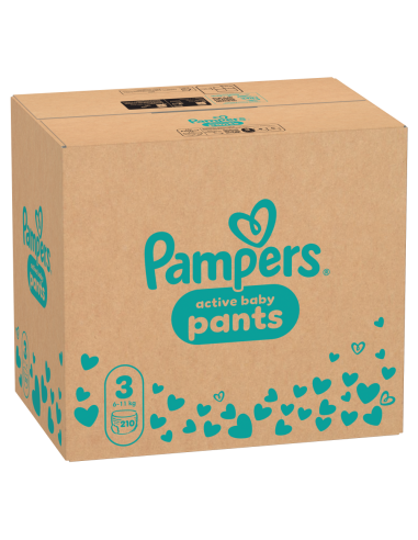 Pampers Active Baby püksmähkmed suurus 3 (210 tk)