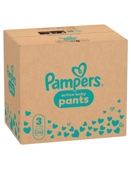 Pampers Active Baby püksmähkmed suurus 3 (210 tk)