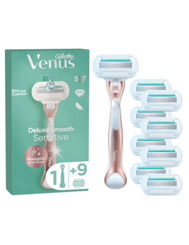 Gillette Venus Deluxe Smooth Sensitive Rosegold...