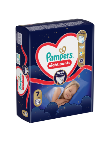 Pampers Night Pants püksmähkmed suurus 7 (35 tk)