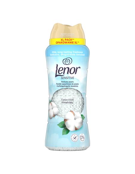 LENOR lõhnagraanulid Sensitive Cotton Fresh 495 g (41 pesukorda)