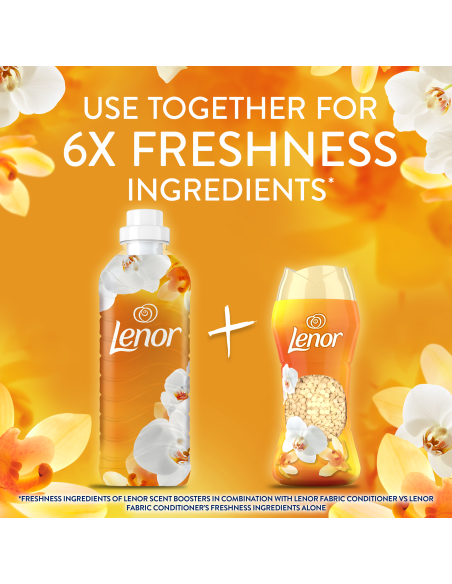 KAST 6 tk! LENOR pesuloputusvahend Gold Orchid & Vanilla 2 x 987 ml (94 Pesukorda)