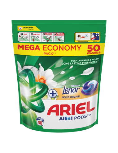 KAST 3 tk! Ariel All-in-1 PODS Touch Of Lenor...