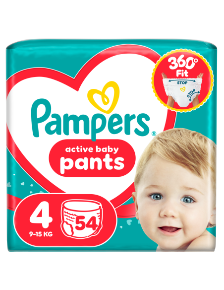 Pampers Active Baby Pants Mähkmed, Suurus 4, 54 tk