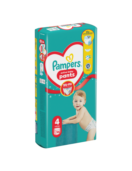 KAST 2 tk! Pampers Active Baby Pants Mähkmed, Suurus 4, 54 tk