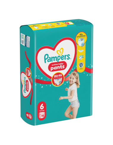 Pampers Active Baby Pants Mähkmed, Suurus 6, 42 tk