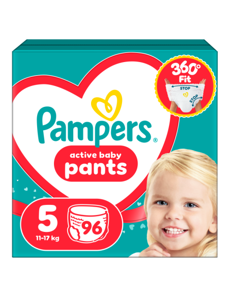 Pampers Active Baby Pants Mähkmed, Suurus 5, 96 Mähet, 11-17 kg