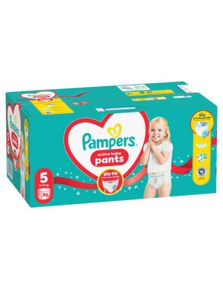 Pampers Active Baby Pants Mähkmed, Suurus 5, 96 Mähet, 11-17 kg