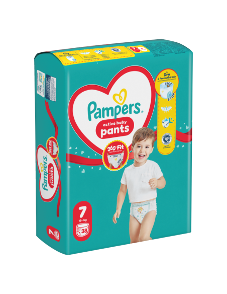 Pampers Active Baby Pants Püksmähkmed, Suurus 7, 38 Mähet