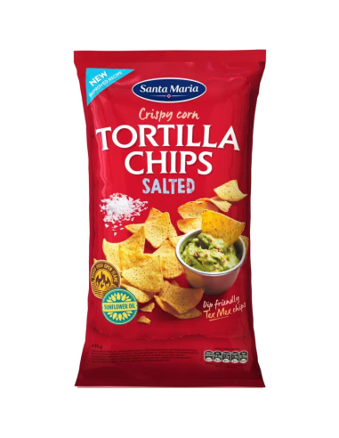 Santa Maria tortilla krõpsud kerge soolaga 475 g