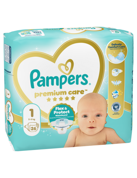 Pampers Premium Care Mähkmed,  Suurus 1 (Mini), 26 Mähet