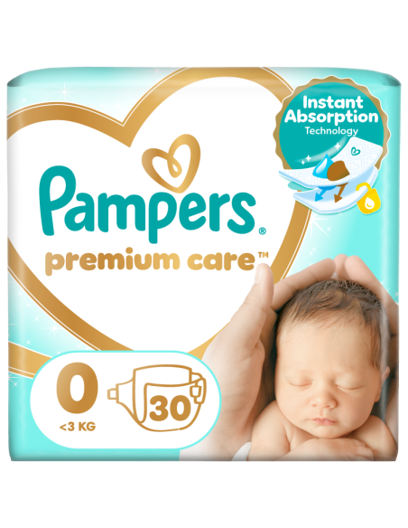 Pampers Premium Care Mähkmed,  Suurus 0 (Mini), 30 Mähet