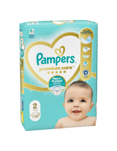 KAST 2 tk! Pampers Premium Care Mähkmed,  Suurus 2, 68 Mähet