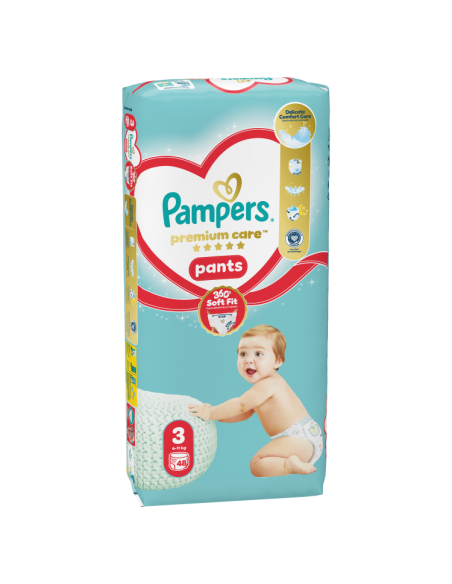 Pampers Premium Care Pants Püksmähkmed, Suurus 3, 48 Mähet