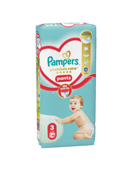 KAST 2 tk! Pampers Premium Care Pants Püksmähkmed, Suurus 3, 48 Mähet
