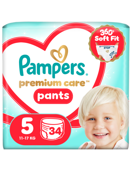 Pampers Premium Care Pants Püksmähkmed, Suurus 5, 34 Mähet