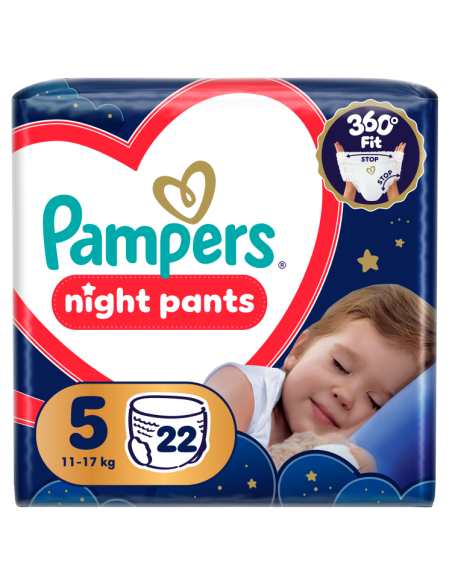 Pampers Night Pants Püksmähkmed, Suurus 5, 22 Mähet