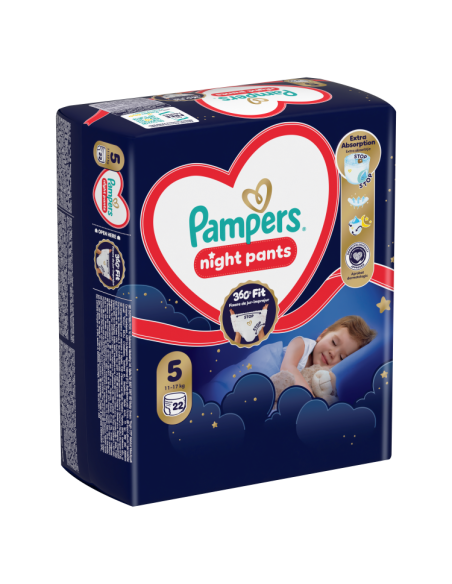 Pampers Night Pants Püksmähkmed, Suurus 5, 22 Mähet