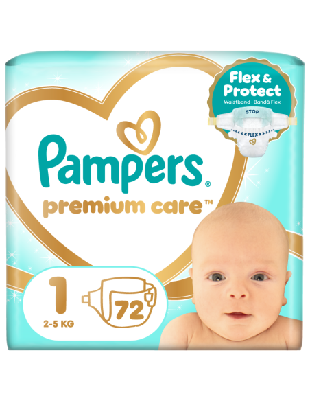 KAST 2 tk! Pampers Premium Care Mähkmed,  Suurus 1 (Mini), 72 Mähet
