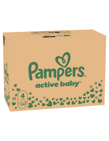 Pampers Active Baby Mähkmed, Suurus 4, 180 Mähet