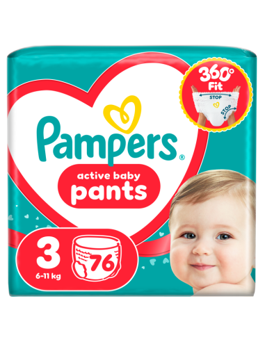 Pampers Active Baby Pants püksmähkmed suurus 3...