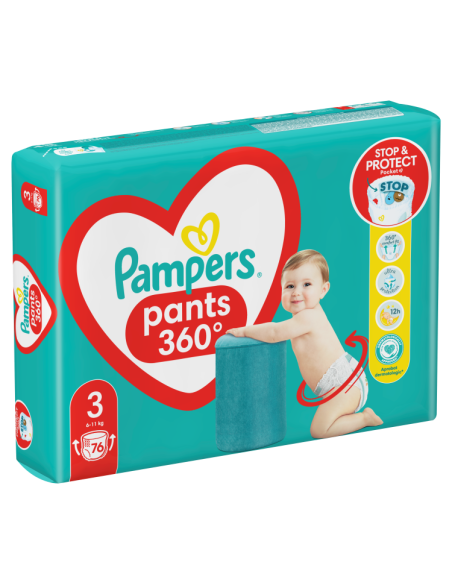 KAST 2 tk! Pampers Active Baby Pants püksmähkmed suurus 3 (76 tk)