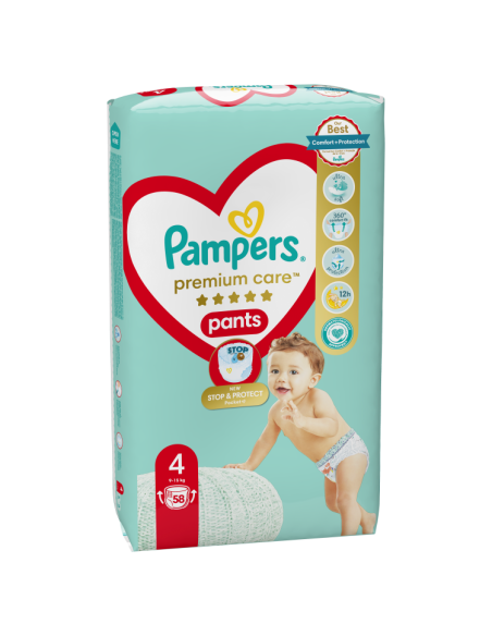 KAST 2 tk! Pampers Premium Care Pants püksmähkmed suurus 4 (58 tk)