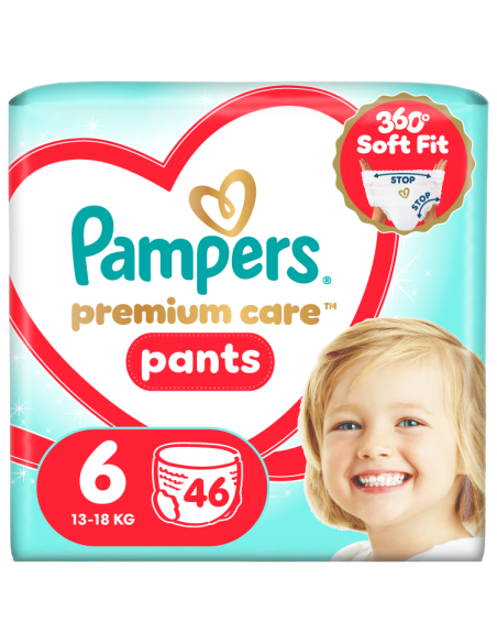 KAST 2 tk! Pampers Premium Care Pants püksmähkmed suurus 6 (46 tk)