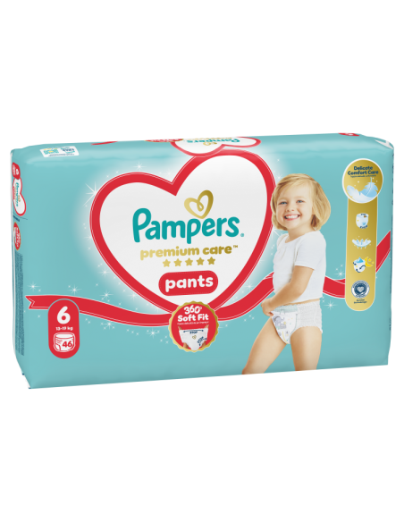 KAST 2 tk! Pampers Premium Care Pants püksmähkmed suurus 6 (46 tk)