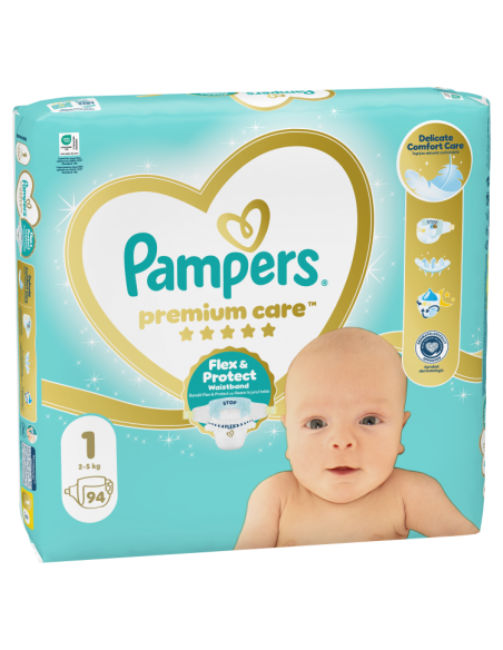 Pampers Premium Care teipmähkmed suurus 1 (94 tk)