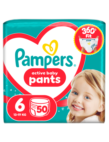 Pampers Active Baby Pants püksmähkmed suurus 6 (50 tk)