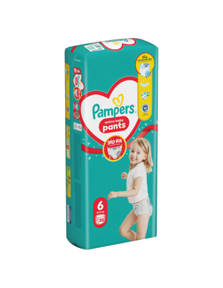 KAST 2 tk! Pampers Active Baby Pants püksmähkmed suurus 6
