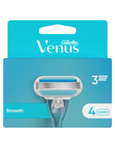 Gillette Venus Smooth Raseerija Varuterad, 4 tk