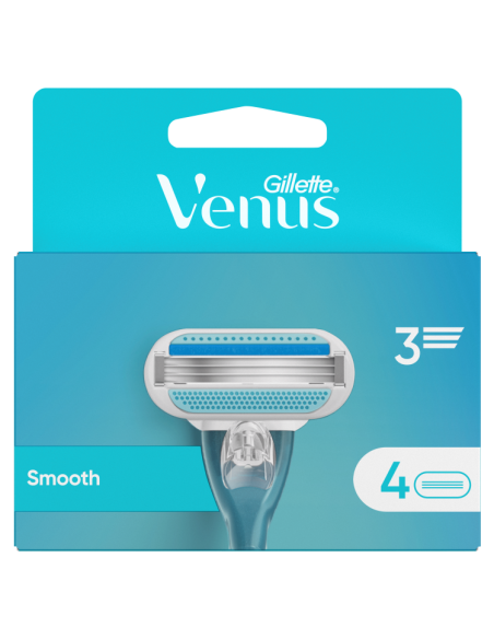 Gillette Venus Smooth Raseerija Varuterad, 4 tk