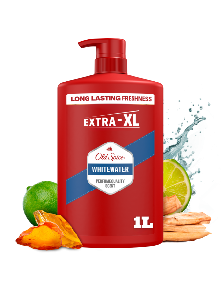 Old Spice Whitewater Meeste Dušigeel Ja Šampoon, 1000 ml