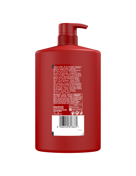 Old Spice Whitewater Meeste Dušigeel Ja Šampoon, 1000 ml