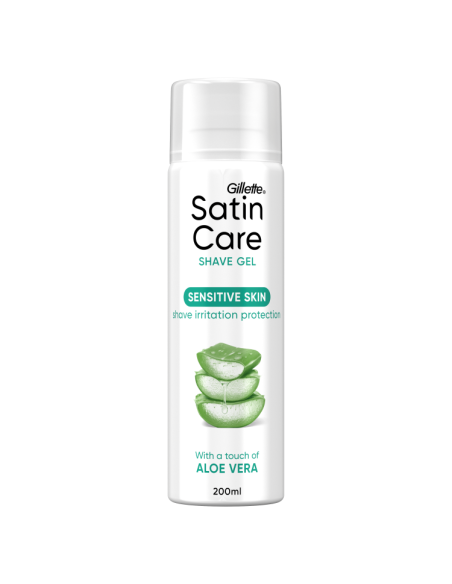 Gillette Raseerimisgeel Satin Care Sensitive Aloe Vera Glide 200 ml